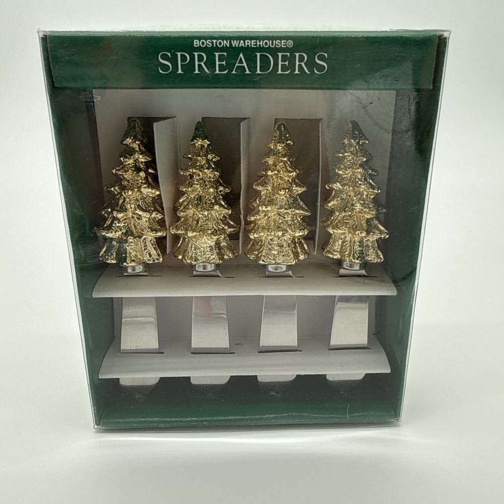 Boston Warehouse Gold Handle Christmas Tree‎ Spreaders